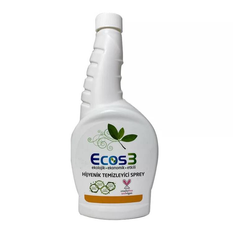 Ecos3 Ekolojik ve Vegan Hijyenik Temizleyici Sprey 750 ml