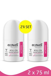 Ecowell Organik Roll-on Kadın 2'li (2 X 75 ml) - Thumbnail