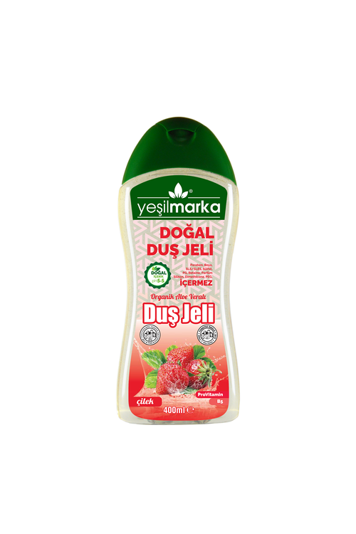 Yeşilmarka Doğal Duş Jeli 400 ml - Çilek